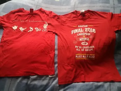 £7.99 • Buy Liverpool Football T-shirt Bundle Kids 9-10 European Final 2018 & LFC Best Bird 