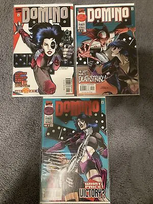 DOMINO 1-3 COMPLETE SERIES 1 2 3 X-Men X-Force 1st Volume Marvel 1997 Cable • $8.99