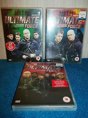 Ultimate Force - Complete Series 1 2 3 (dvd Set) - Ross Kemp Jamie Draven • £7.59