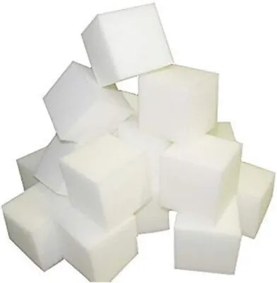 FoamRush Foam Pit Blocks/Cubes(White) 4  X 4  X 4  For Gym And Trampoline Arenas • $24.99