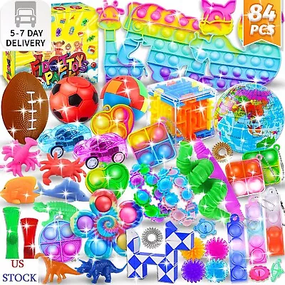 84Pcs Party Favors For KidsFidget Toys PackBulk Toys For Kids Party FavorsGoo • $10.99