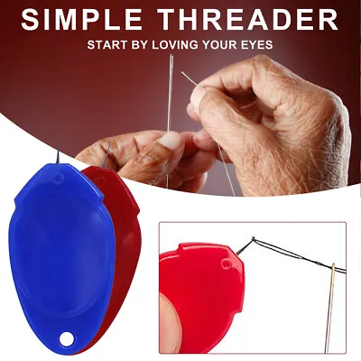 10pcs Simple DIY Threader Needle Threading Hand Threading Sewing Tools Random UK • £2.73