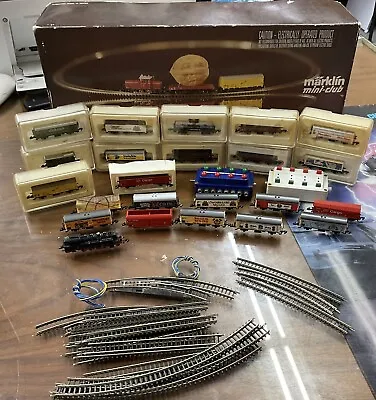 Marklin Mini Club 8165 Vintage Z Scale Set And More! Large Lot See Pictures • $600