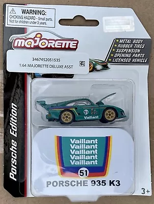 Majorette Porsche Edition Vaillant #51 Porsche 935 K3 L77 • $8.39