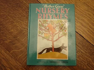 Vintage 1972  Mother Goose  Nursery Rhymes Hardcover Book • $10