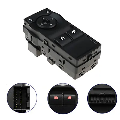 Power Window Switch For Holden Commodore Ute VE With Red Illumination 2 Buttons • $29.88