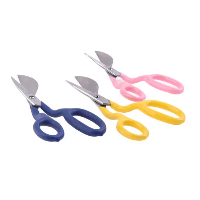 £10.34 • Buy Duckbill Blade Scissors Tufted Carpet Rubber Handle Precision Applique Craft LS2