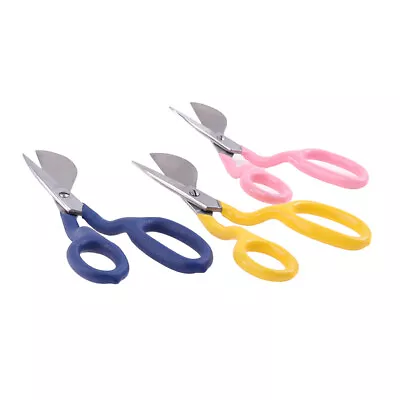 £9.44 • Buy Duckbill Blade Scissors Tufted Carpet Rubber Handle Precision Applique Cr!bd