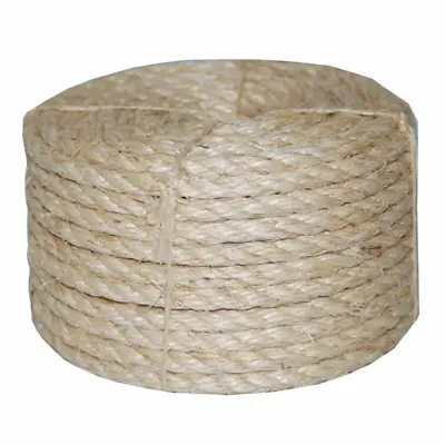 3/8 In. X 100 Ft. Twisted Sisal Rope • $16.16