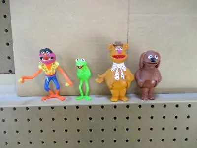 Fisher Price Stick Puppets Henson Fozzie Bear Kermit Frog Rowlf Dog Animal 70's • $14.99