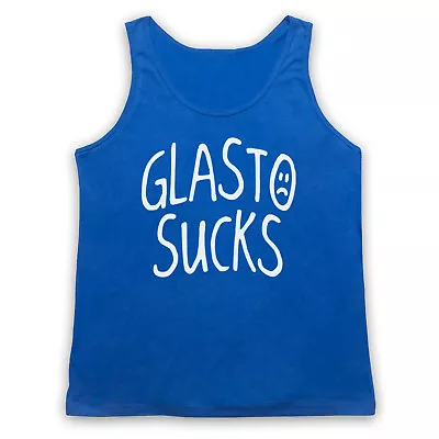 Glasto Sucks Glastonbury Music Festival Anti Rock Unisex Tank Top Vest • £19.99