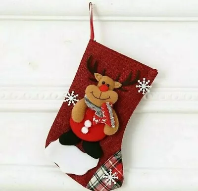 Santa Sack Father Christmas Bag Present Xmas Stocking Gift Sock Filling Gift • £6