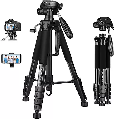 £20.35 • Buy JOILCAN Camera Tripod 74  Lightweight Aluminum Travel Tripod Stand 11 Lbs Load