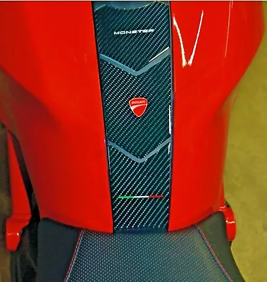 $32 • Buy DUCATI MONSTER 696 795 796 1100Tank Protector  Carbon Fiber 