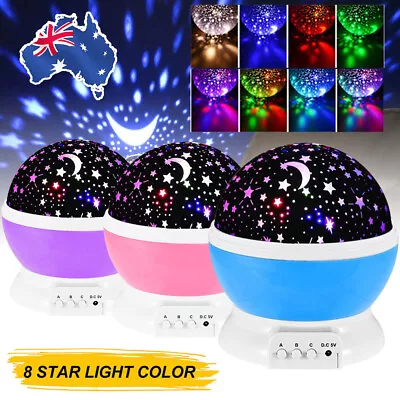 $14.95 • Buy Kids Room Galaxy Projector LED Night Light Star Lamp Rotating Starry Baby Gifts