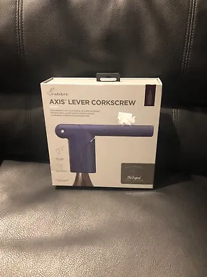 RABBIT Axis Lever Corkscrew BLUE NEW • $16.88