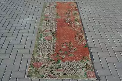 Oriental Rug Cool Rug 3.1x7.4 Ft Accent Rug Vintage Rug Turkish Rugs • $107.78