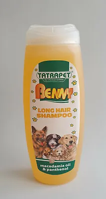 Dog Shampoo For Dogs With Long Hair 200ml Macadamia Oil & Panthenol Pet Animal • £5.99