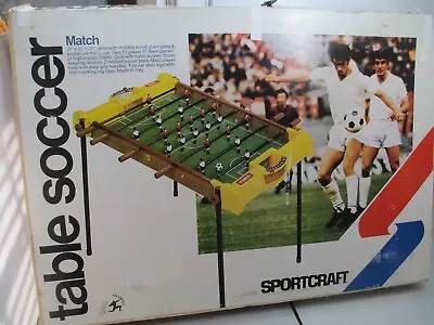 Vintage 1981 Sportcraft Table Soccer Model 27040 Italy (Missing Balls) • $49.99