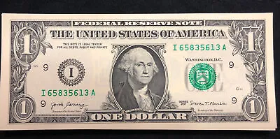 $5 • Buy $1 2017 1  I-A  (dc) Federal Reserve Note  BLOCK ( Dc ) MINNEAPOLIS (CU)
