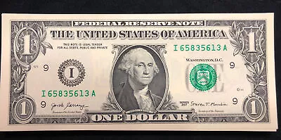 $1 2017 1  I-A  (dc) Federal Reserve Note  BLOCK ( Dc ) MINNEAPOLIS (CU) • $5