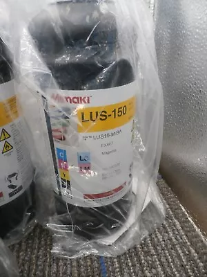 NEW Genuine Mimaki LUS-150 UV Ink 1L Bottle Magenta W/Chip Exp 2020 LUS15-M-BA • $85