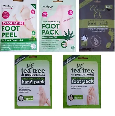 Exfoliating Moisturising Foot Peel Mask Baby Soft Removes Callus Dead&Rough Skin • £3.59