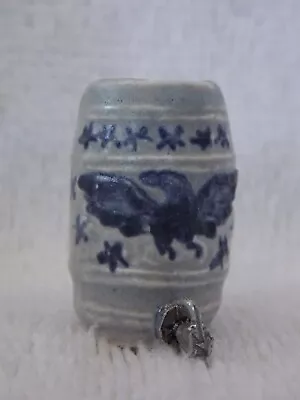 Miniature Dollhouse Wine Beer Barrel With Spigot • $4.99