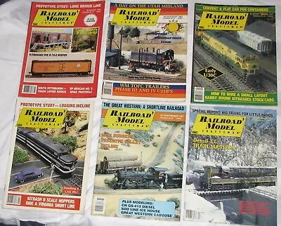 Railroad  Model Craftsman 1987 -6  Issues - July Aug Sept Oct Nov Dec • $9.95