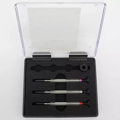 SET OF 3 SCREWDRIVERS PARALLEL BLADE Ø1.20mm Ø1.40mm & Ø1.60mm BERGEON 7965-MTX • $378.38