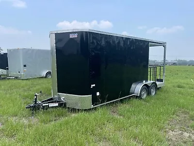 NEW 2024 7.5x20 Enclosed Mobil Kitchen Concession Food Vending BBQ Porch Trailer • $17500