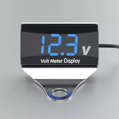 Motorcycle 10-150V Digital Voltmeter Display Waterproof Voltage Panel Meter B2I3 • $8.99