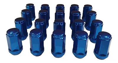 20 X Extreme 14x1.5 45mm Acorn Blue Wheels Nut Mag Steel Fit VE Holden Toyota • $44.95