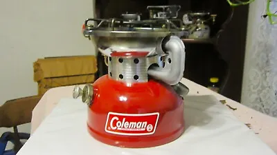 Vtg 2-1972 COLEMAN 502 SPORTSTER SINGLE BURNER CAMPING STOVE • $135