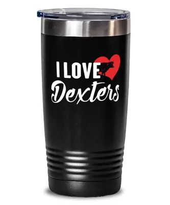 Dexters Cow Gift For Cow Lovers - Dexters Tumbler Present Travel Mug 20oz Stainl • $29.95