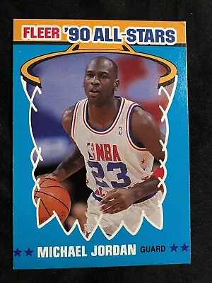 1990-91 Fleer Michael Jordan #5 Chicago Bulls All-Stars Sticker  • $9.99