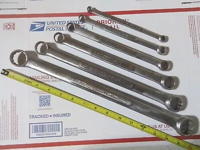 Vintage Craftsman Tools V Series SAE Double Box End Wrench Set 1/4  - 1   USA • $41