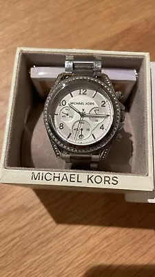 Michael Kors MK5165 Blair Chronograph Watch - Silver • £35