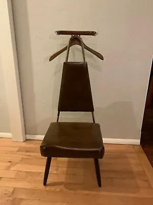 Vintage MCM Nova Valet Gentlemen's Butler Chair Suit Hanger • $150