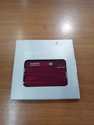 Victorinox SwissCard Classic Multi-Tool Red Transparent • $30