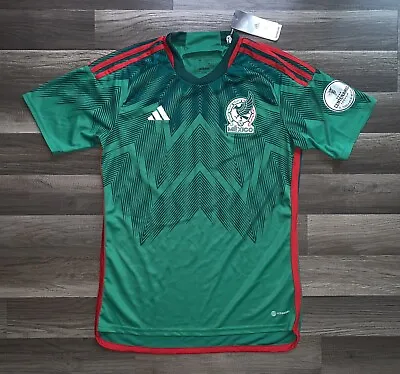 NWT Adidas Mexico 22/23 Home Jersey Green Men’s M Authentic HD6899 Slim Fit • $59.99