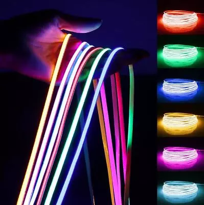 $3.29 • Buy Super Thin 5MM PCB 1-5m FOB COB LED Strip Light 12V Flexible RA90 Neon Tape Lamp