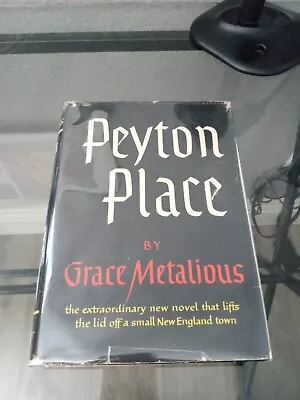 Peyton Place Grace Metalious 1957 12th Printing Messner HCDJ Book • $15
