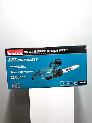 Makita LXT 14 In. 18V Brushless Electric Chainsaw Kit (4.0 Ah) (XCU11SM1) • $139.99