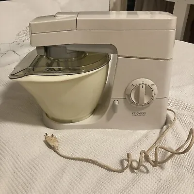 Vintage Kenwood Chef Excel Mixer Mixing Bowl & Attachments Untested • $99