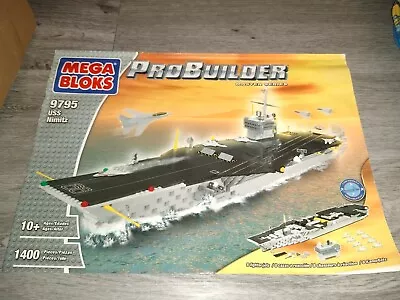 Mega Bloks Probuilder Master Series USS Nimitz 9795 • £190