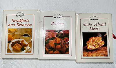 3 Vintage Cookbook Cooking With Bon Appetit • $9.99