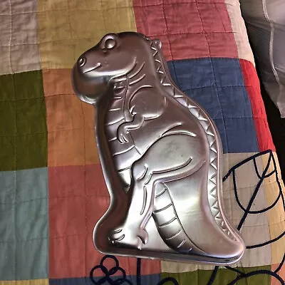 1987 WILTON DINOSAUR  Partysaurus T-Rex Cake Pan #2105-1280 Baking Mold Vintage • $9.65