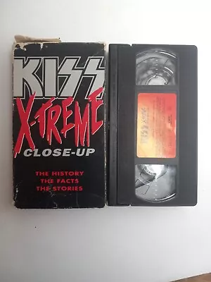 X-Treme Close-Up By Kiss (VHS 1992 Polygram) • $3.42