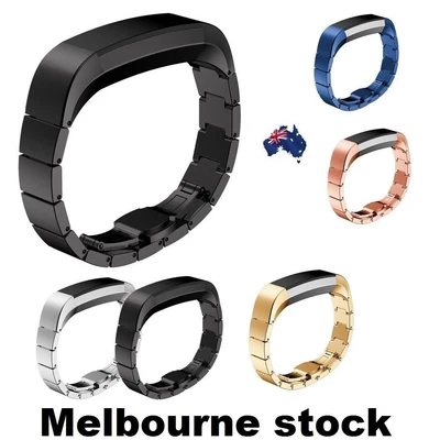 $6.99 • Buy Stainless Steel Watch Band Luxe Accessory Metal Strap For Fitbit Alta HR Tracker